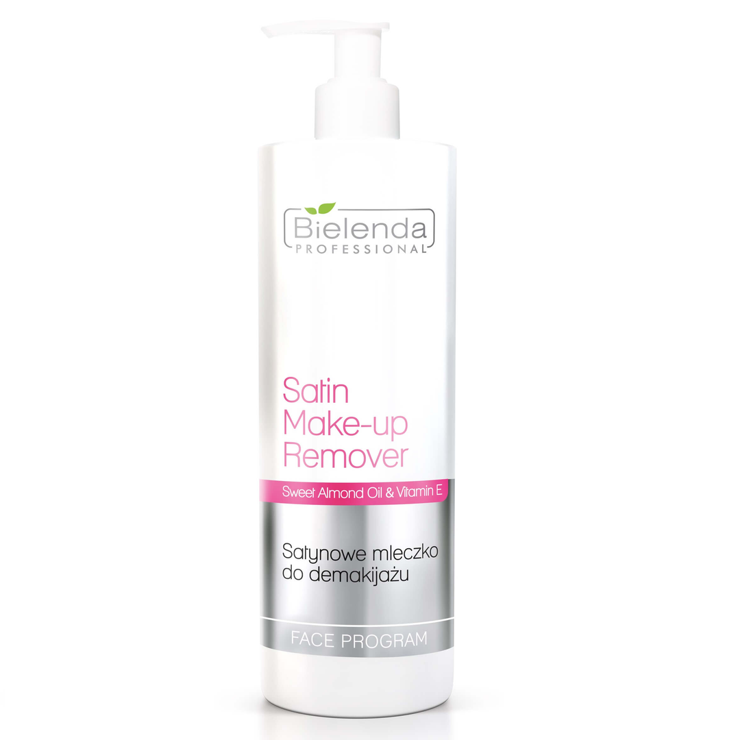 Bielenda Professional Satin Make Up Remover ze Słodkimi Migdałami i Witaminą E 500ml