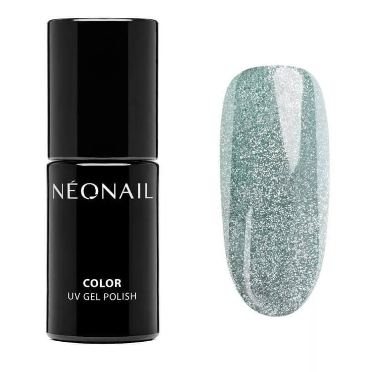 NeoNail UV/LED Hybrid Nail Gel Polish Cat Eye Glacial Glow Collection 7.2ml - Snowstorm Glow 11321