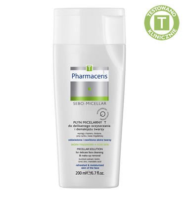 Pharmaceris T - /ExpDate30/11/24/ SEBO-MICELLAR - MICELLAR SOLUTION cleanses and removes make-up from the face and eyes 200ml 5900717142510
