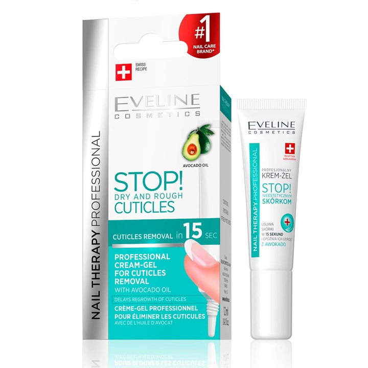 Eveline Nail Therapy Professional Cream-Gel for Removing Cuticles 12ml