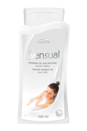 Joanna - Sensual - Creamy shower gel GOAT'S MILK & Probiotics 500ml 5901018012298