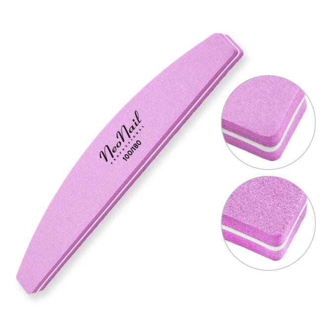 NeoNail Nail File Pink Trapeze 100/180