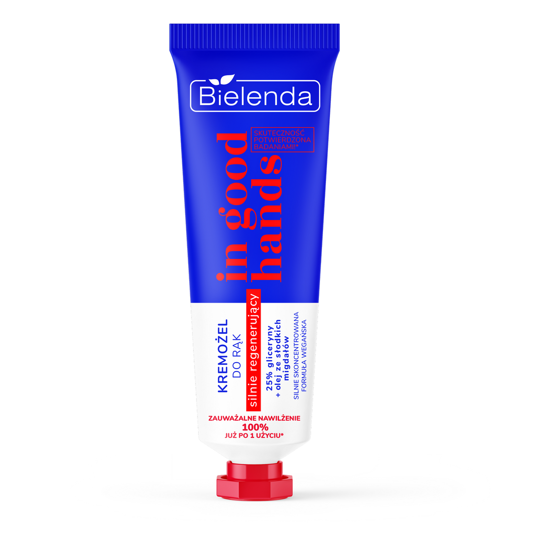 Bielenda In Good Hands Strongly Regenerating Hand Cream 25% Glycerin i Sweet Almond Oil Vegan 50ml