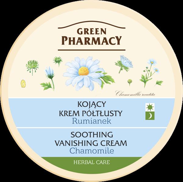 Green Pharmacy - Kojący krem wnikający RUMIANEK skóra normalna, sucha i wrażliwa 150 ml 5904567052661