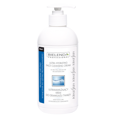 Bielenda Professional - Ultra moisturizing CREAM face Make-up remover for all skin type 500ml 5902169013547