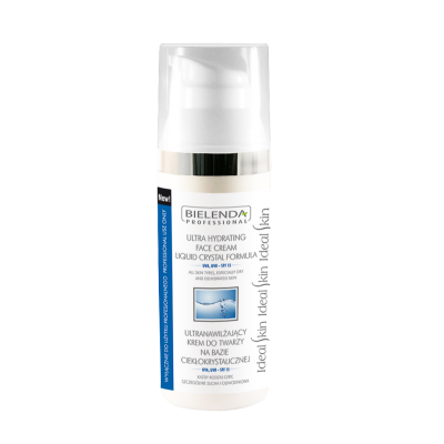 Bielenda Professional Aqua Porine Ultra Hydrating Liquid Crystal Base Face Cream 100ml