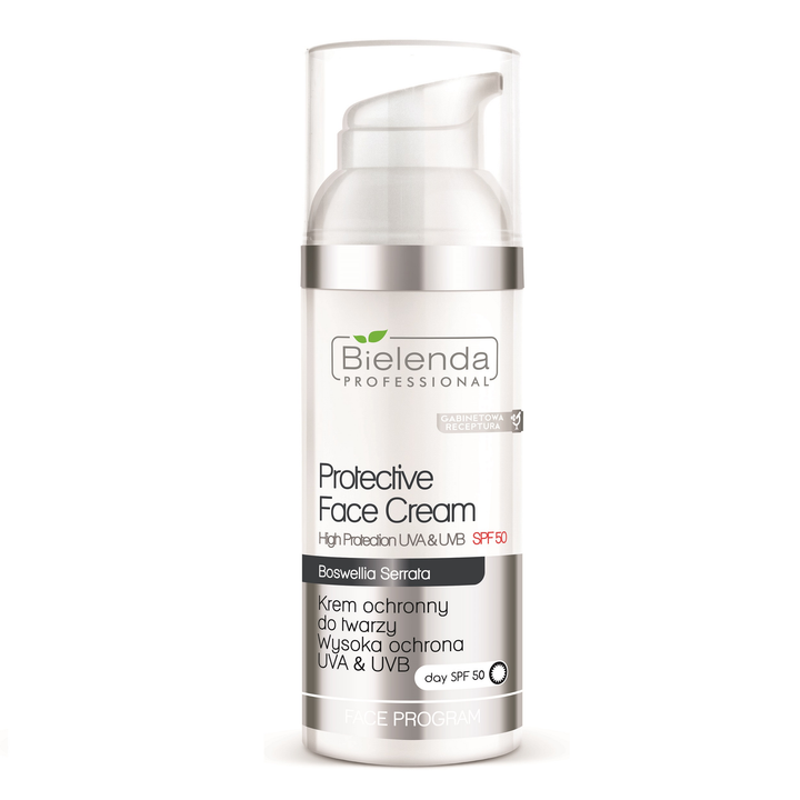 Bielenda Professional Ochronny Krem do Twarzy Wysoka Ochrona UVA & UVB SPF50 50ml