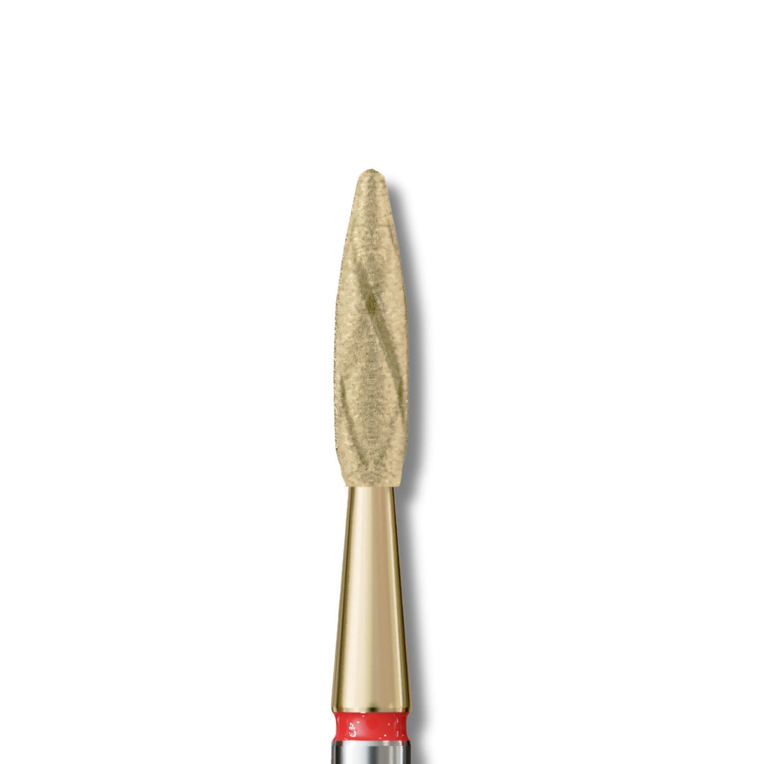 IQ Nails Diamond Nail Drill Bit Long Flame Shaped Fine 2.3mm ZRN Coating 243R.X514.023Z
