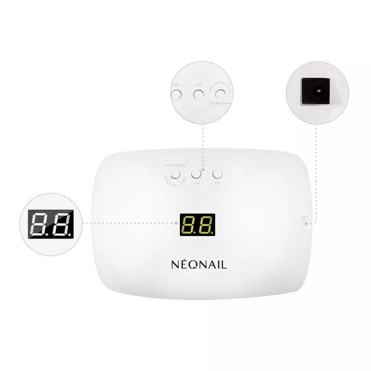 Lampa UV do paznokci NeoNail 24W/48W z wyświetlaczem