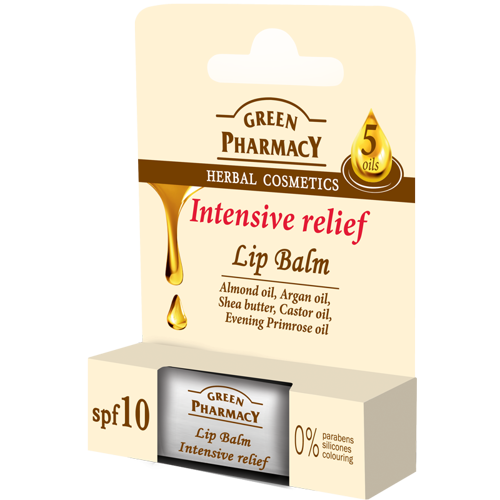 Green Pharmacy Lip Balm SPF10 Based On 5 Essential Oil 4.8g