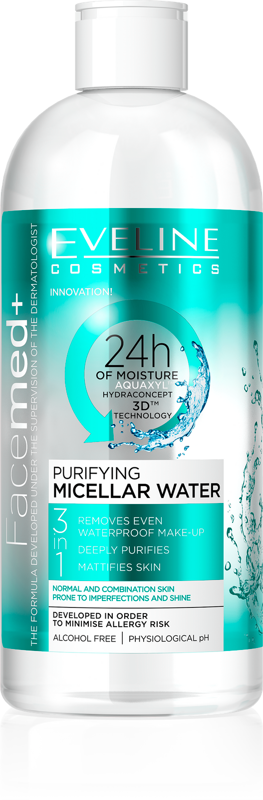 Eveline Facemed+ Cleansing Micellar Liquid 3in1 400ml