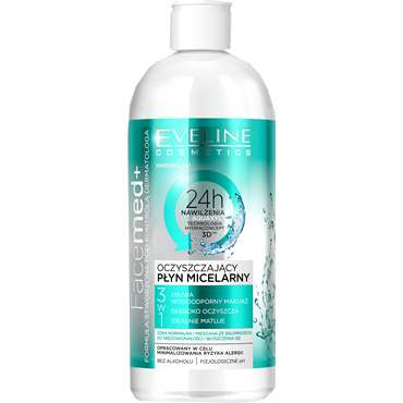 Eveline Facemed+ Cleansing Micellar Liquid 3in1 400ml