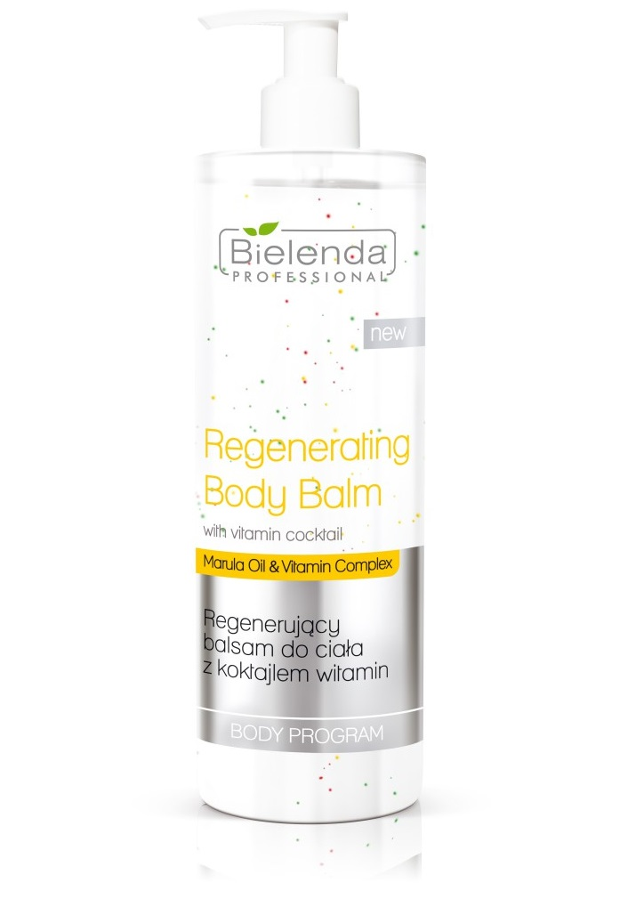 Bielenda Professional Regenerating Body Balm with Vitamin Cocktail Marula Oil & Vitamin Complex 490ml