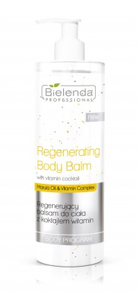 Bielenda Professional Regenerating Body Balm with Vitamin Cocktail Marula Oil & Vitamin Complex 490ml