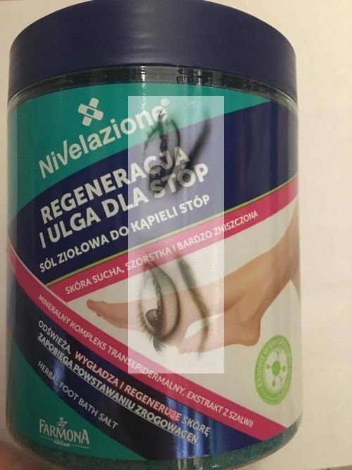 Nivelazione Herbal Foot Bath Salt Regenerating and Relief 600g