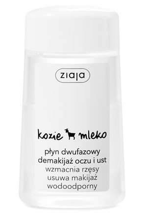 Ziaja - PŁYN DWUFAZOWY demakijaż oczu i ust każdego typu skóry KOZIE MLEKO - 120ml - 5901887032618