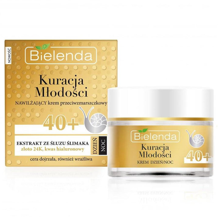 Bielenda Youth Therapy Nawilżający Krem Przeciwzmarszczkowy 40+ Dzień/Noc 50ml