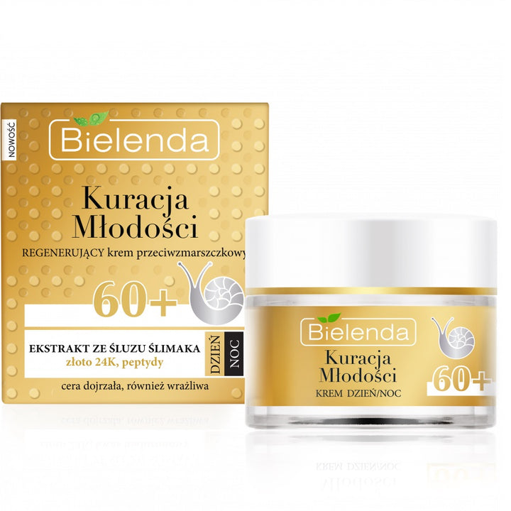 Bielenda Youth Therapy Regenerujący Krem Przeciwzmarszczkowy 60+ Dzień/Noc 50ml