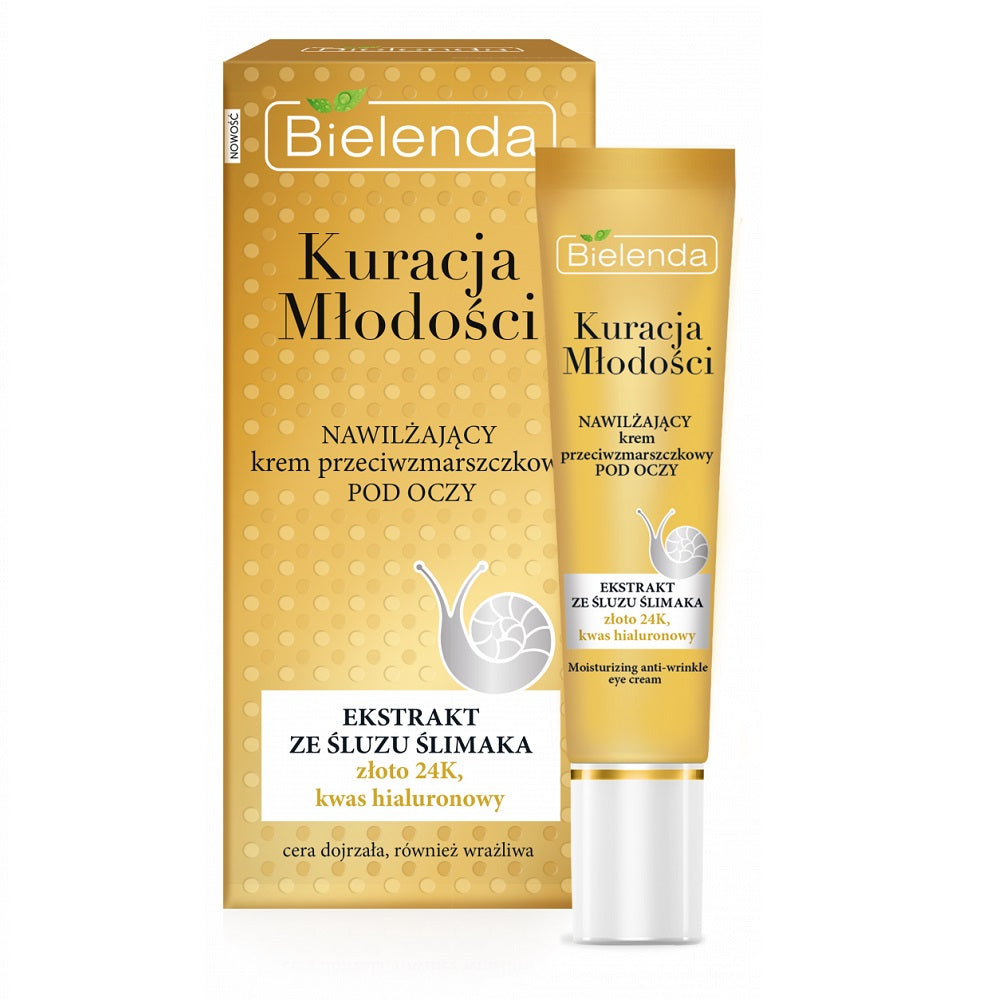 Bielenda Youth Therapy Nawilżający krem przeciwzmarszczkowy pod oczy 15ml