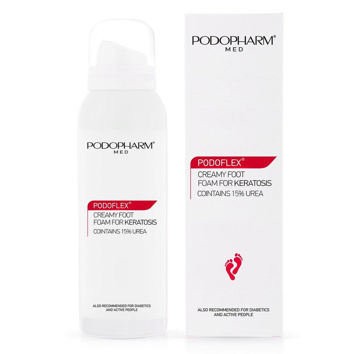 Podopharm Med Podoflex Krem do stóp z pianką na rogowacenie z 15% mocznikiem 125ml