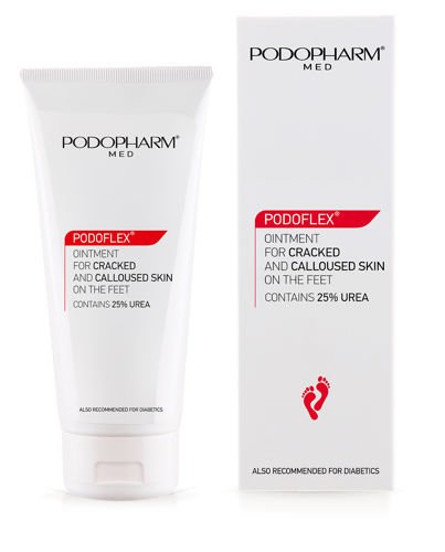 Podopharm Med Podoflex Maść na Popękaną i Zrogowaciałą Skórę Stóp 25% Mocznik 75ml