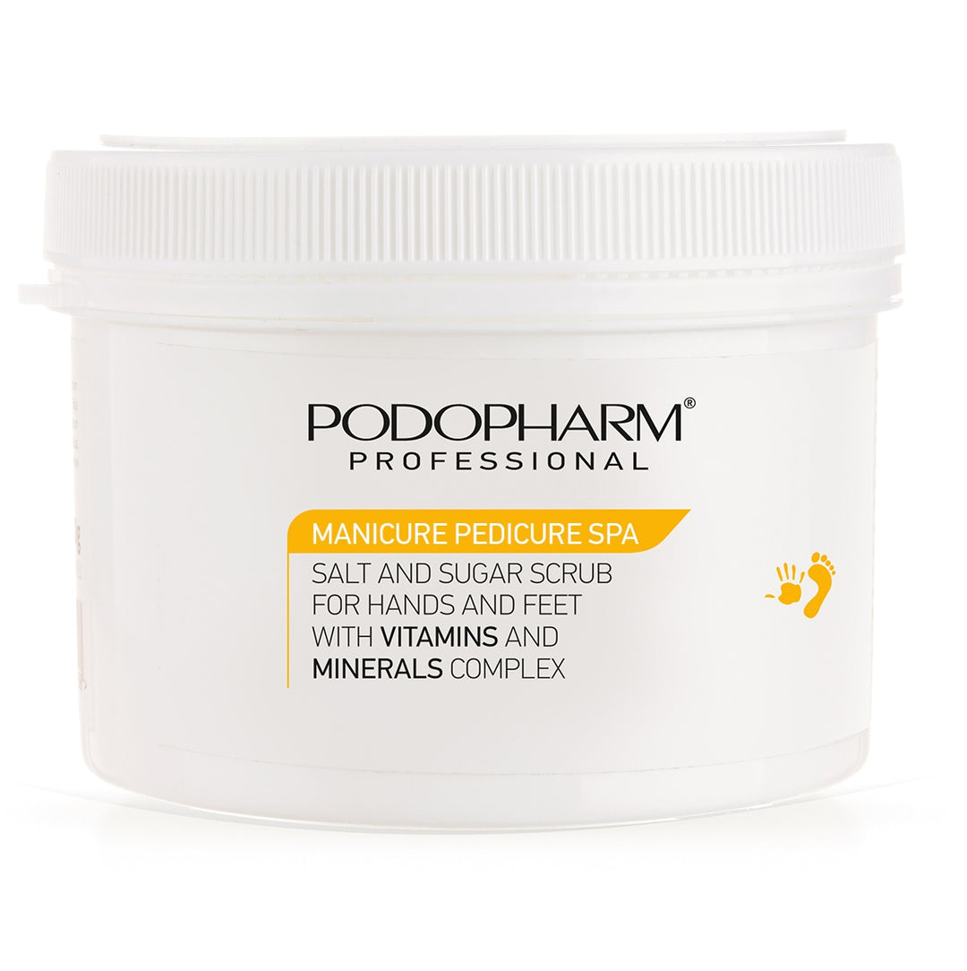 Podopharm Professional Peeling Solno-Cukrowy Do Dłoni i Stóp z Witaminami i Minerałami 600g