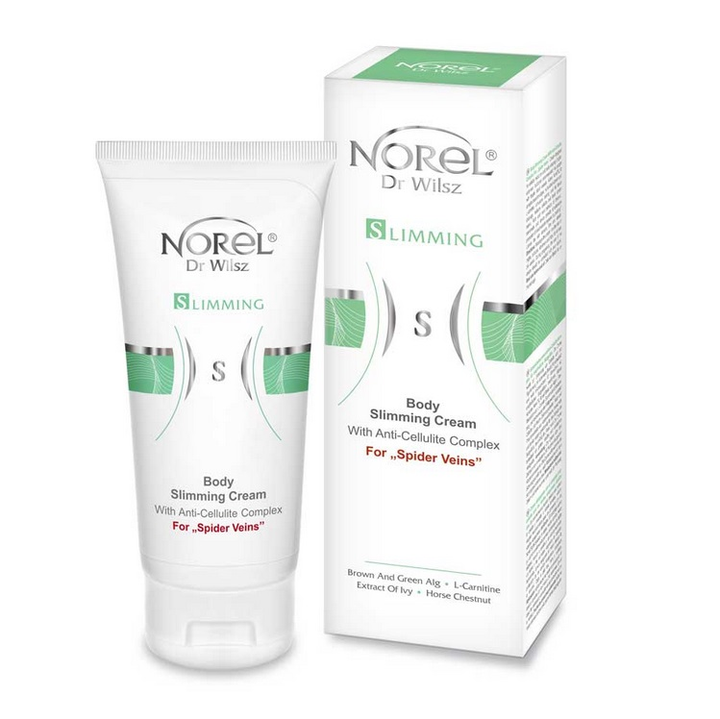 Norel Body Slimming Cream z kompleksem antycellulitowym na pajączki 200ml