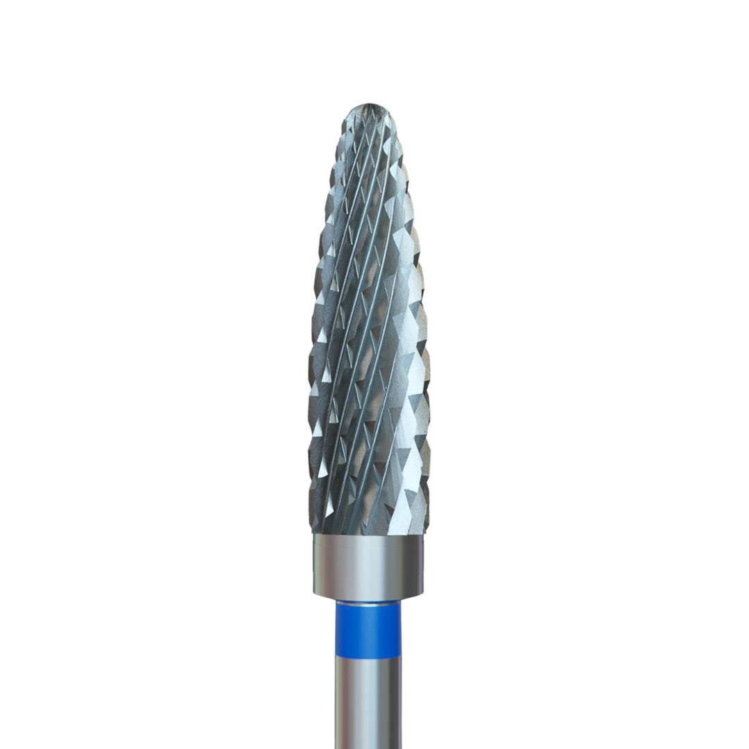 IQ Nails Tungsten Carbide Nail Drill Bit Cone Shape Standard Crosscut 4mm for Manicure and Pedicure 292.190.040