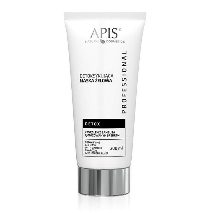 Apis Professional Detoxifying Gel Mask with Bamboo Charcoal and Ionised Silver 200ml