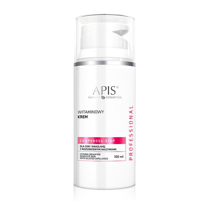 Apis Professional Couperose Stop Krem witaminowy do skóry wrażliwej z rozszerzonymi naczynkami 100ml