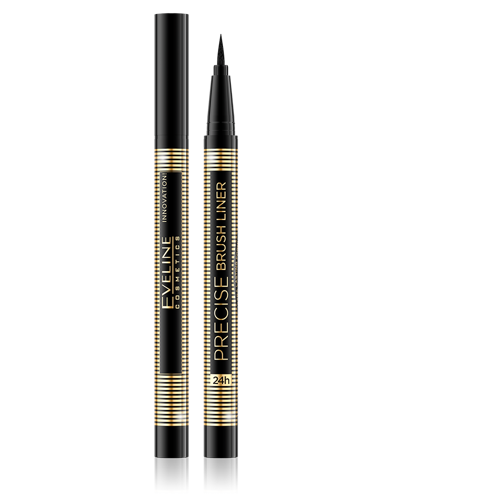 Eveline Precise Brush Liner Eyeliner Black 1 Piece