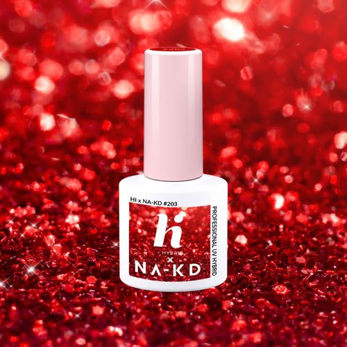 Hi Hybrid - NA-KD - Nail Hybrid RED ELEMENTS  #203 5ml 5902751401776
