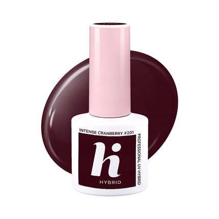 Hi Hybrid - Choco&Latte - Nail Hybrid INTENSE CRANBERRY #201 5ml 5902751401752