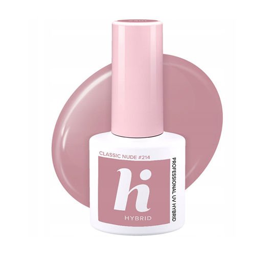Hi Hybrid - Choco&Latte - Nail Hybrid CLASSIC NUDE #214 5ml 5902751401882