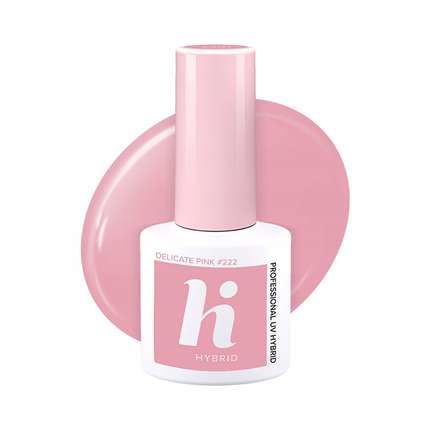 Hi Hybrid - Choco&Latte - Nail Hybrid DELICATE PINK #222 5ml 5902751401967