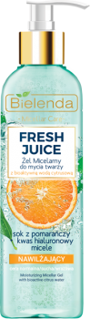 Bielenda Fresh Juice Moisturising Micellar Gel with Bioactive Citrus Water Orange Juice 190g