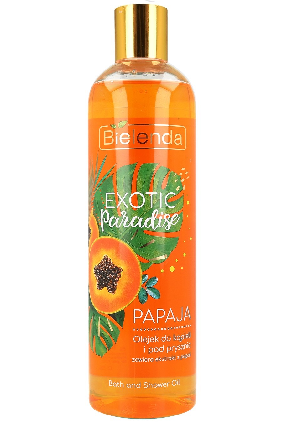 Bielenda Exotic Paradise Olejek do kąpieli i pod prysznic z ekstraktem z papai 400ml