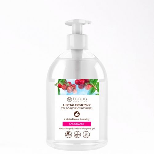 Barwa Hypoallergenic Soothing Intimate Hygiene Gel with Cranberry Extract 500ml