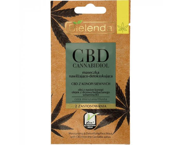 Bielenda Moisturizing and Detoxifying Face Mask for Combination and Oily Skin 8g