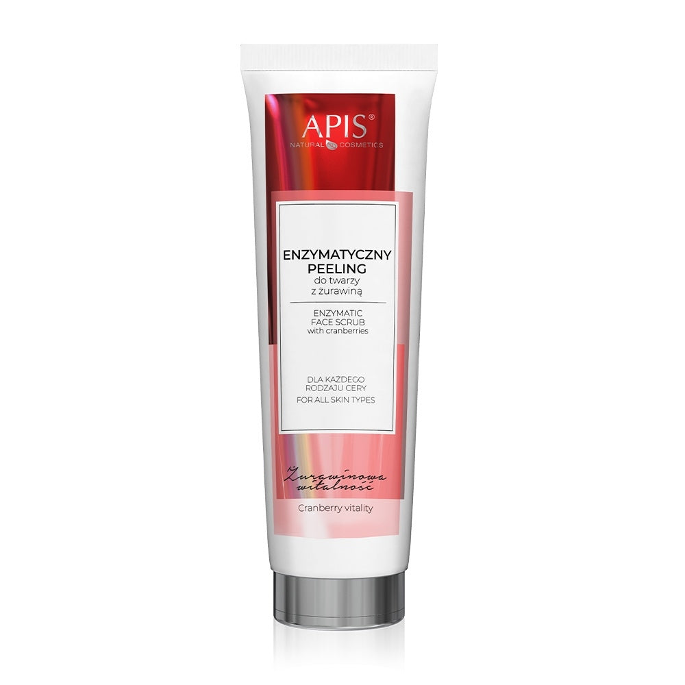 Apis Cranberry Vitality Enzymatyczny peeling do twarzy 100ml