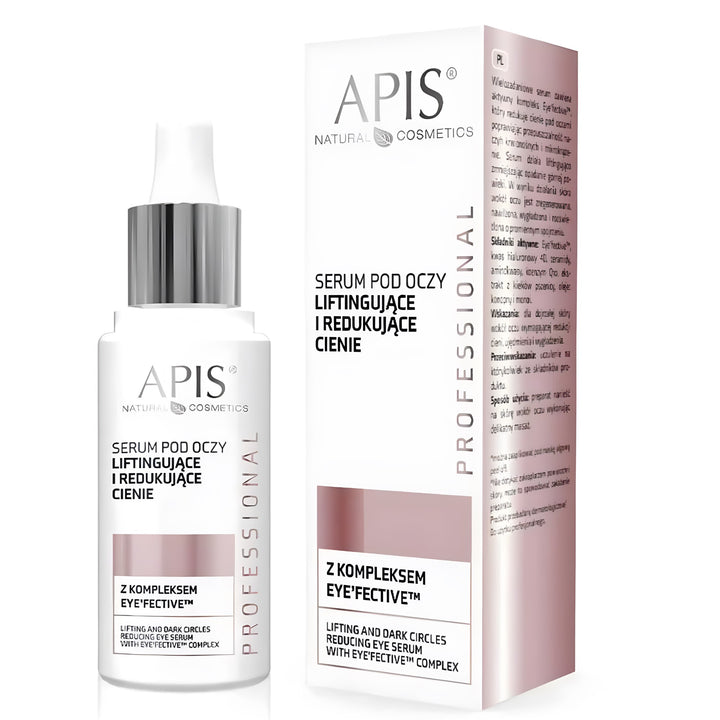 Apis Professional Lifting and Dark Circles Reducing Eye Serum with Eye'fective™ Complex 30ml