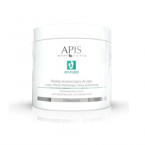 Apis Professional Api Podo Cleansing Foot Scrub with Dead Sea Salt and Volcanic Lava 700g