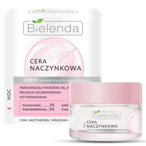 Bielenda Couperose Skin Strengthening and Regenerating Night Cream 50ml