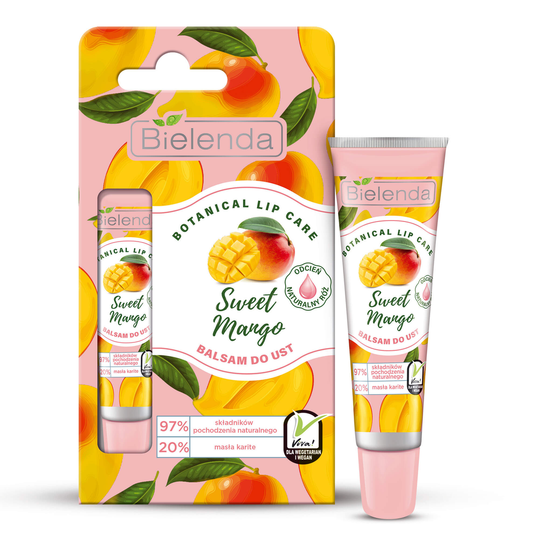 Bielenda Botanical Lip Care  Sweet Mango Lip Balm10g
