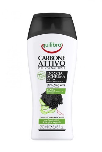 Equilibra - Carbone - Oczyszczający ŻEL pod prysznic z Aktywnym WĘGLEM 250ml 8000137015061