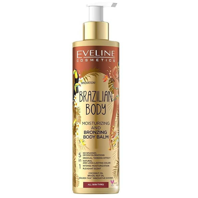 Eveline Brazilian Body 5in1 Moisturizing Bronzing Body Lotion 200ml