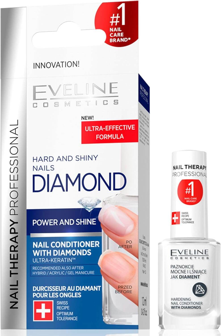 Eveline Nail Therapy Diamond Hardening Conditioner odżywka na rozdwajające się paznokcie 12ml