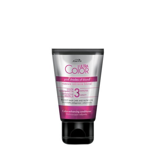 Joanna Ultra Color 3 Minute Coloring Conditioner Pink Shades Blonde 100g