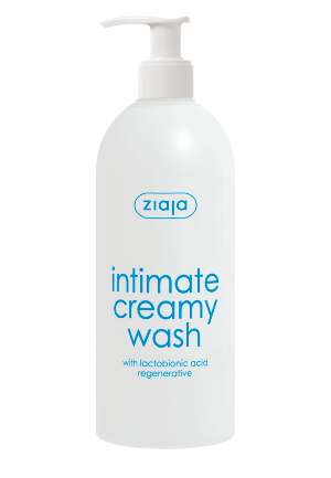 Ziaja Creamy Intimate Hygiene Wash with Lactobionic Acid Vegan 500ml