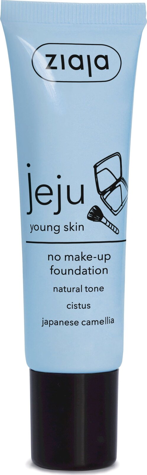 Ziaja - Jeju - Podkład No Make-up Natural Tone / FLUID-KOREKTOR do twarzy skóra mieszana, trądzikowa, tłusta 30ml 5901887047292